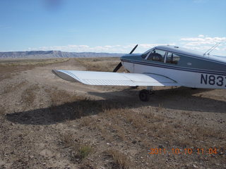 144 7qa. Sand Wash airstrip - N8377W