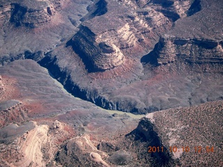 227 7qa. aerial - slot canyon