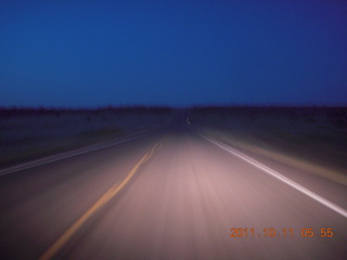 3 7qb. driving to Canyonlands