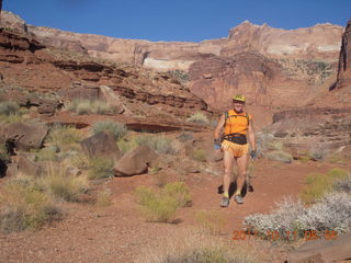 60 7qb. Canyonlands National Park - Lathrop trail hike - Adam hiking
