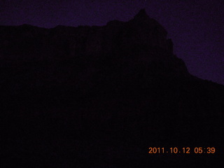 1 7qc. rock formation, pre-dawn