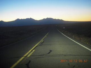 2 7qc. pre-dawn drive to dead horse point