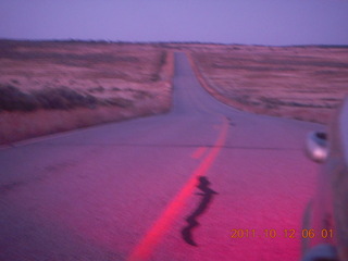 3 7qc. pre-dawn drive to dead horse point