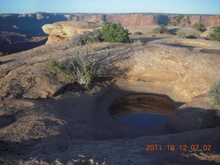 27 7qc. Dead Horse Point hike - Big Horn - potholes