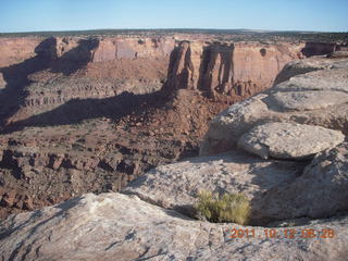 63 7qc. Dead Horse Point hike - Rim View