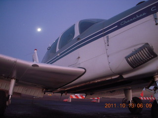 8 7qd. N8377W and full moon