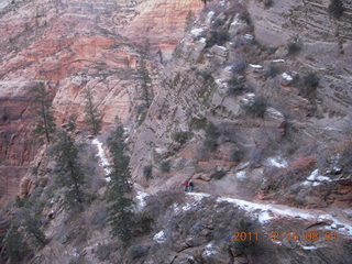 49 7sf. Zion National Park - Hidden Canyon hike - Olga and Gokce (small, tiny)