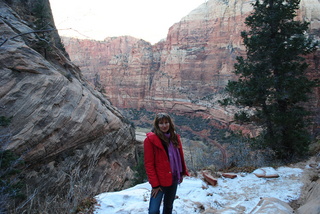 63 7sf. Zion National Park - Hidden Canyon hike - Olga