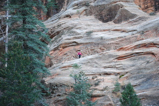 68 7sf. Zion National Park - Hidden Canyon hike - Adam (very small)