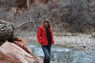 406 7sf. Zion National Park -  Virgin River - Olga