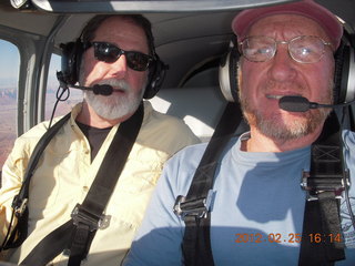 Kelly, Kalun, and Adam flying in N8377W