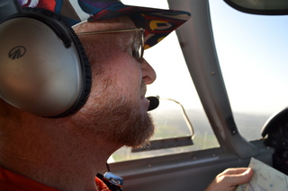 Tony and Adam flying in N8377W