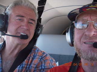 Tony and Adam flying in N8377W
