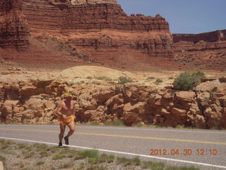 80 7ww. Hite run - Adam running (tripod)