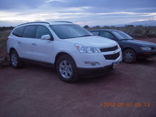 8 7x1. my rental car at Murphy trailhead