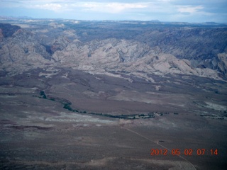 14 7x2. aerial - White Wash Sand Dunes airstrip