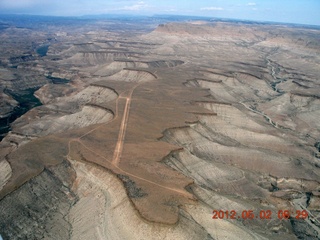 47 7x2. aerial - Sand Wash airstrip