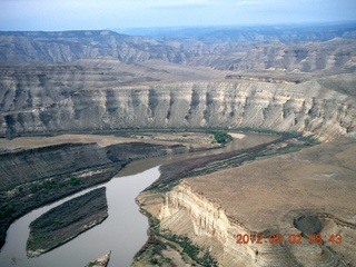 54 7x2. aerial - Sand Wash airstrip area - Green River