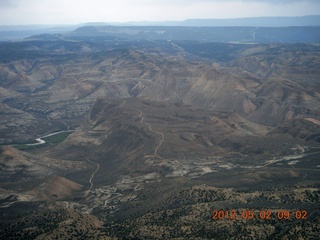 58 7x2. aerial - to Rangely, Colorado