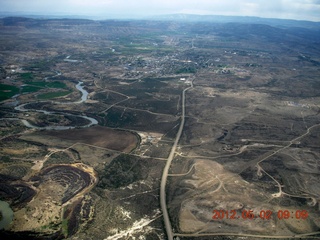 62 7x2. aerial - to Rangely, Colorado