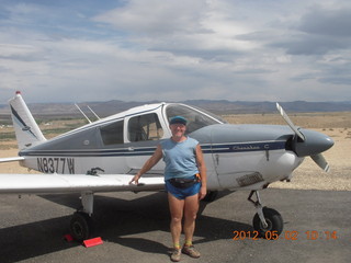76 7x2. Adam and N8377W at Mack Mesa
