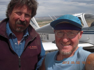 77 7x2. Ladd and Adam at Mack Mesa with N8377W