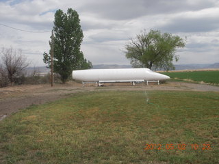 89 7x2. Mack Mesa run - old airplane fusilage