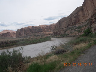 167 7x2. driving on Route 128 to Onion Creek