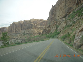 170 7x2. driving on Route 128 to Onion Creek