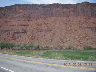 171 7x2. driving on Route 128 to Onion Creek