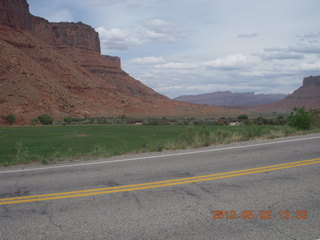 172 7x2. driving on Route 128 to Onion Creek