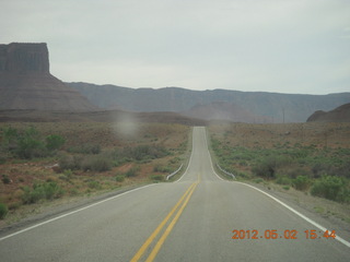 266 7x2. Route 128 driving back from Onion Creek