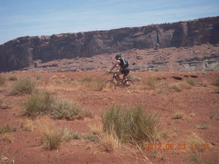 183 7x3. Harrah Pass drive back - mountain biker