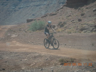 184 7x3. Harrah Pass drive back - mountain biker