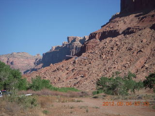 62 7x4. Mexican Mountain - airplane taking off