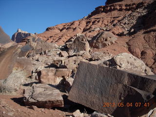72 7x4. Mexican Mountain - petroglyphs