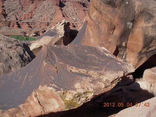 74 7x4. Mexican Mountain - petroglyphs
