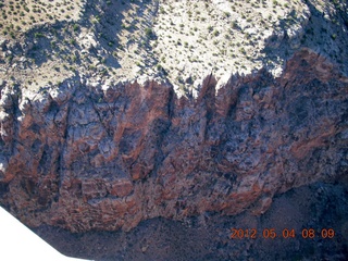 89 7x4. aerial - Mexican Mountain area - slot canyon