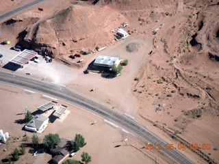 104 7x4. aerial - Hanksville - Blondie's restaurant