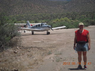 Bouquet Ranch - Tony on path near pond