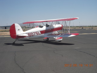 aerial - 'Young International' airstrip (AZ24) - making cement for fire pit