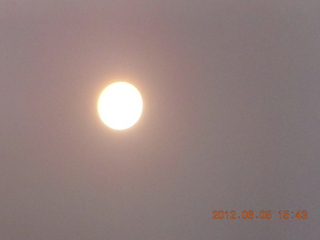 transit of Venus - the sun with my Nikon Coolpix point-and-shoot