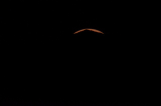 transit of Venus - Howard's pictures - sunset through a real telescope