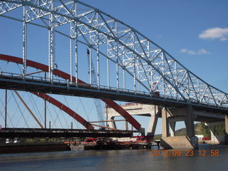 Hastings Bridge Float-In - picture in restaurant