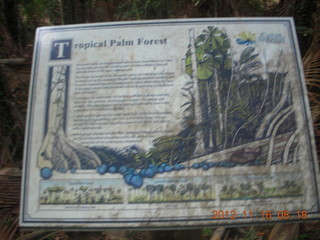 119 83g. Cairns, Australia run - Cairns Botanical Garden - boardwalk sign