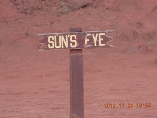 492 83q. Monument Valley tour sign