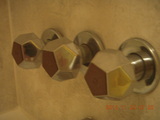19. Goulding's - cool dodecahedron shower controls