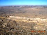 39. aerial - city on a ridge