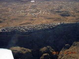 45. aerial - city on a ridge