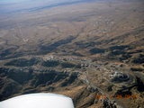 55. aerial - city on a ridge